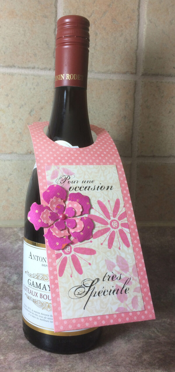 Étiquette-cadeau pour bouteille / "Pour une occasion très spéciale" - Image 2
