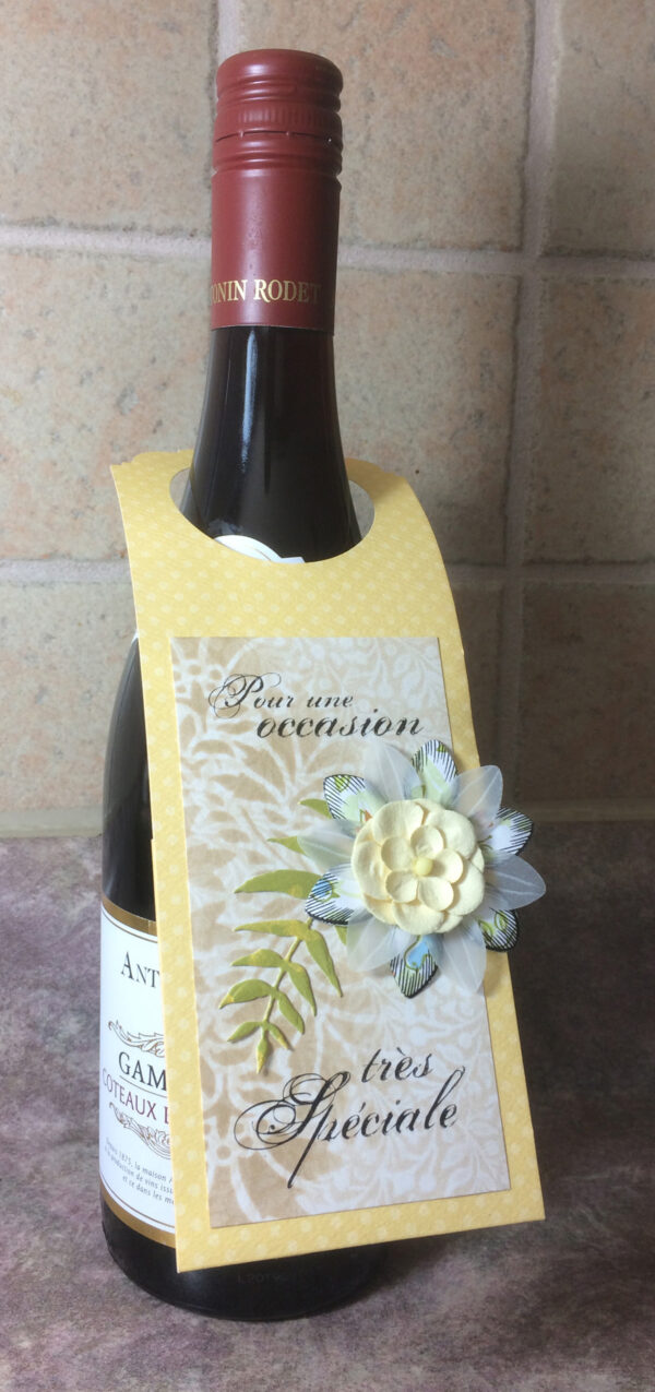 Étiquette-cadeau pour bouteille / "Pour une occasion très spéciale" - Image 2