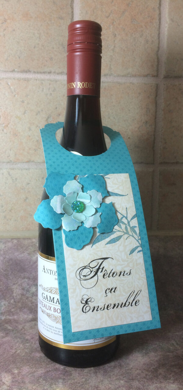 Étiquette-cadeau pour bouteille / "Fêtons ça ensemble" - Image 2