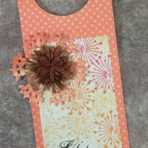 Gift tag for bottle / "Let's Party!"