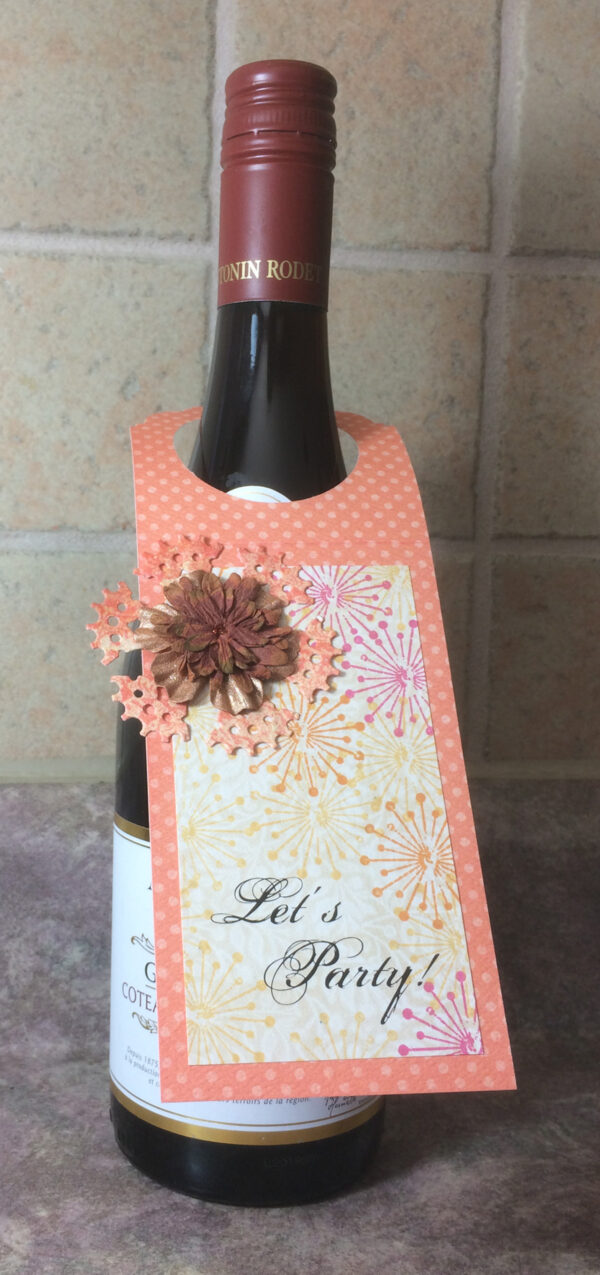 Gift tag for bottle / "Let's Party!" - Image 2