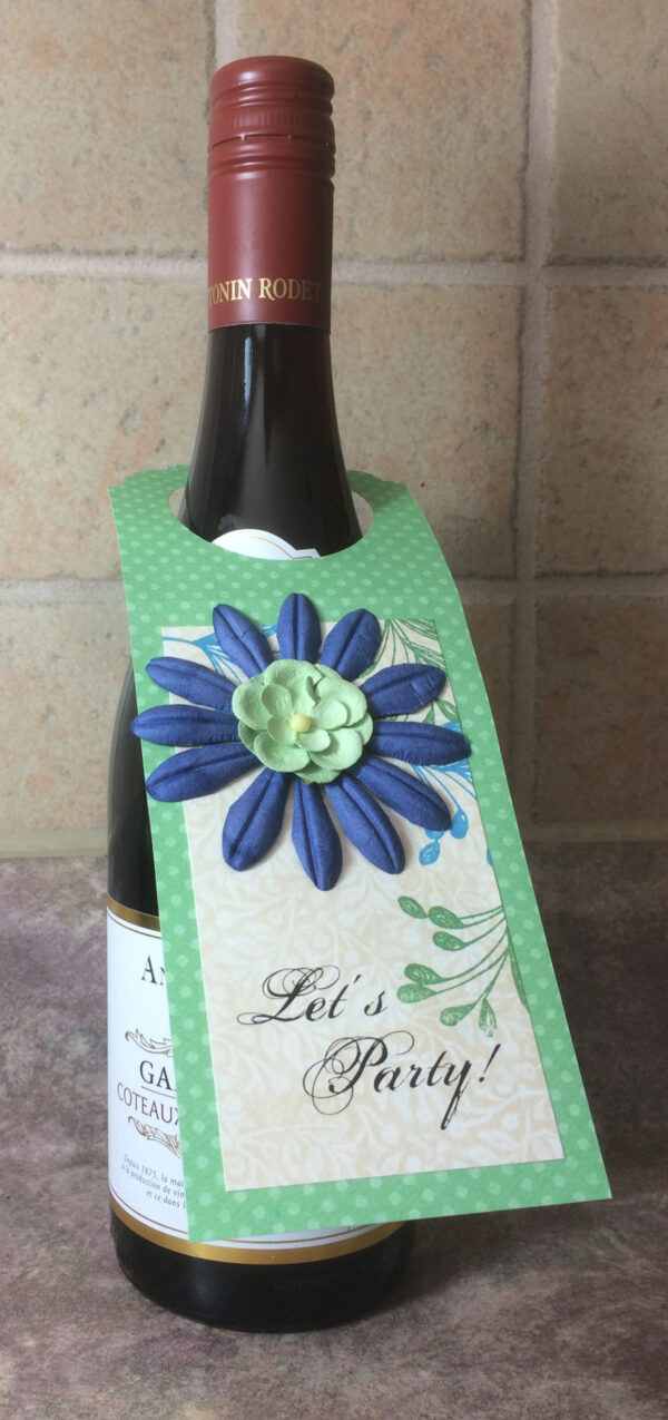 Gift tag for bottle / "Let's Party!" - Image 2