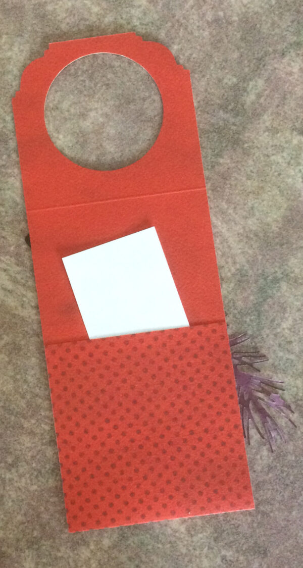 Gift tag for bottle / "Best Wishes" - Image 3