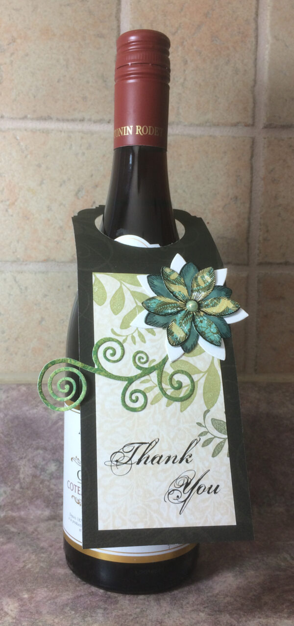 Gift tag for bottle / "Thank You" - Image 2