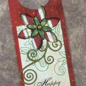 Gift tag for bottle / "Happy New Year"