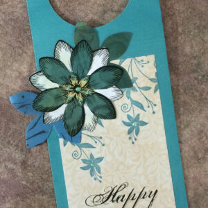 Gift tag for bottle / "Happy Birthday!"