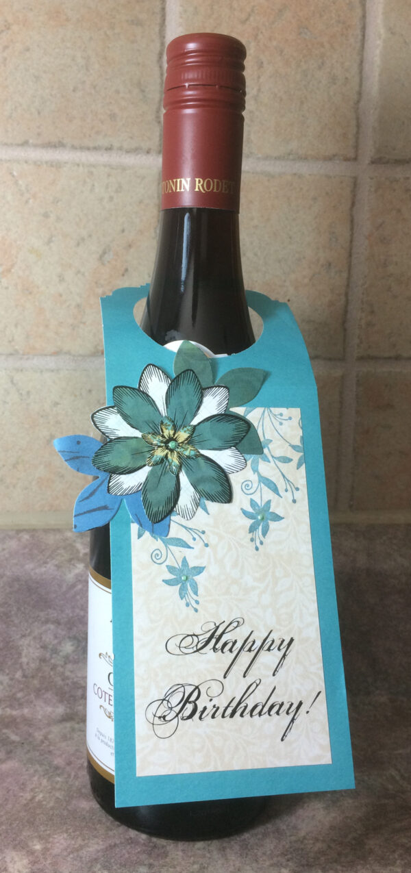 Gift tag for bottle / "Happy Birthday!" - Image 2