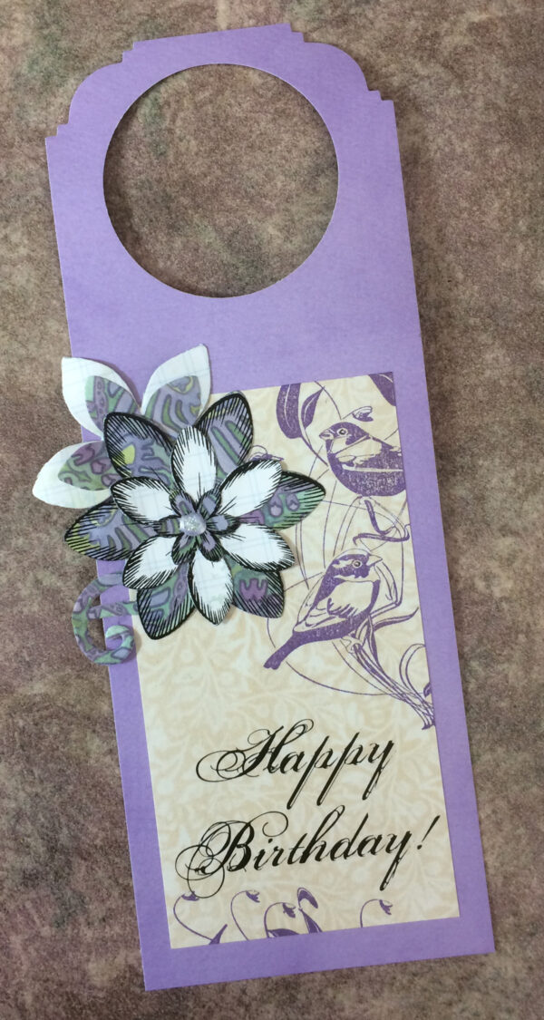 Gift tag for bottle / "Happy Birthday!"