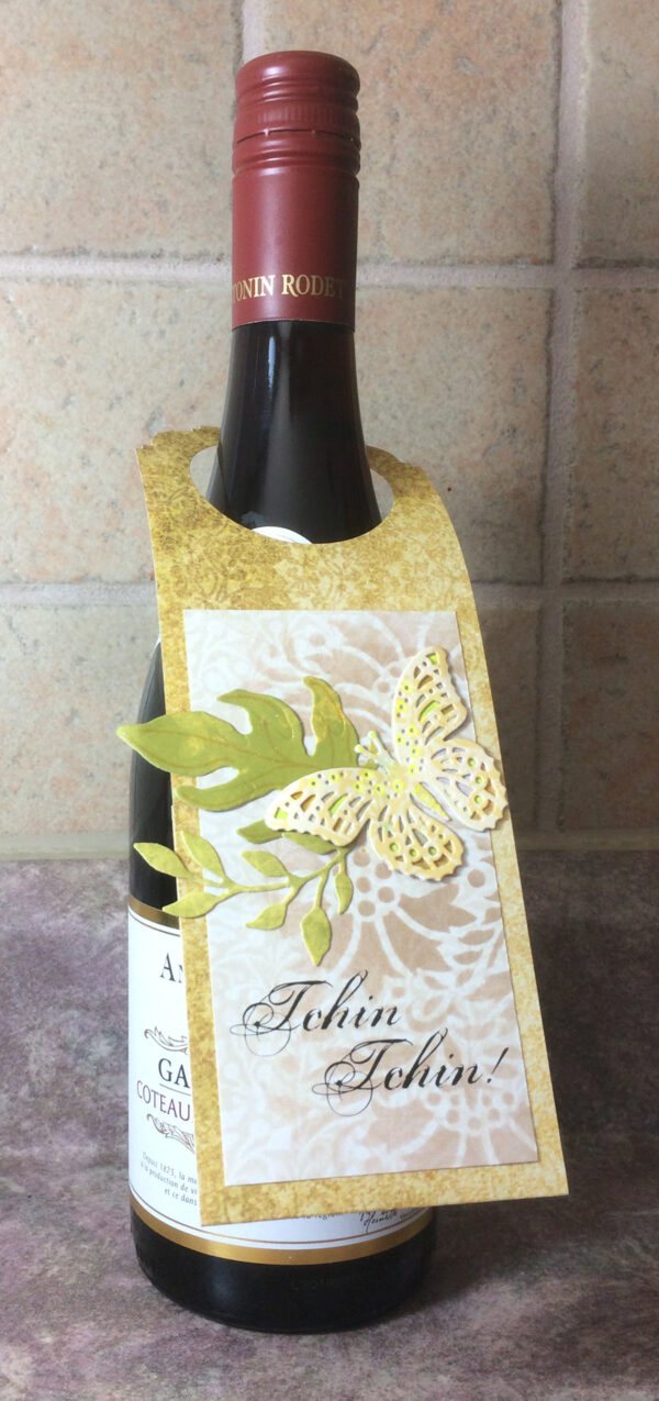 Étiquette-cadeau pour bouteille / "Tchin tchin!" - Image 2