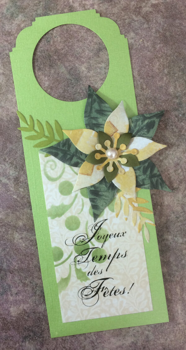 Étiquette-cadeau pour bouteille / "Joyeux Temps des Fêtes!"