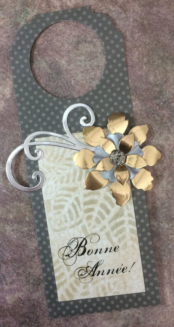 Étiquette-cadeau pour bouteille / "Bonne année!"
