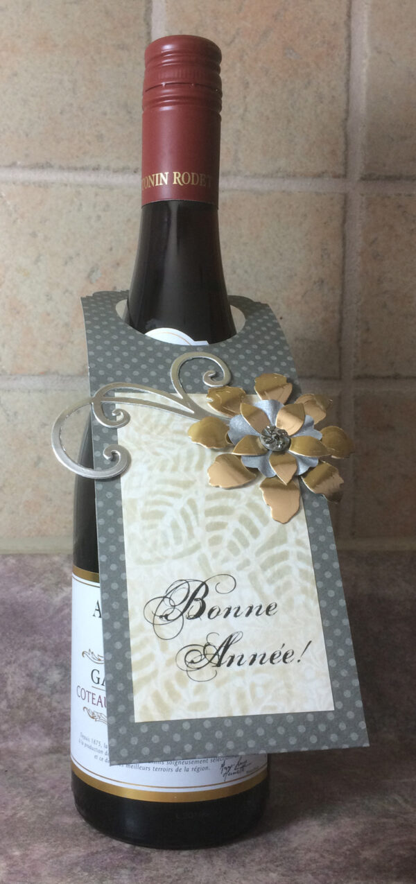 Étiquette-cadeau pour bouteille / "Bonne année!" - Image 2