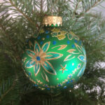 Large glittered ornament / Grand ornement pailleté - Image 2
