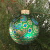 Large glittered ornament / Grand ornement pailleté - Image 2