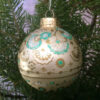 Large glittered ornament / Grand ornement pailleté - Image 2