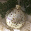 Large glittered ornament / Grand ornement pailleté