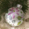 Large glittered ornament / Grand ornement pailleté