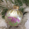 Large glittered ornament / Grand ornement pailleté
