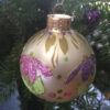 Large glittered ornament / Grand ornement pailleté - Image 2