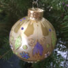 Large glittered ornament / Grand ornement pailleté - Image 2