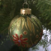 Large glittered ornament / Grand ornement pailleté – Image 2