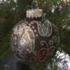 Large glittered ornament / Grand ornement pailleté - Image 2