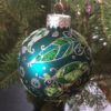 Large glittered ornament / Grand ornement pailleté - Image 2