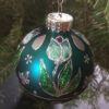 Large glittered ornament / Grand ornement pailleté - Image 2