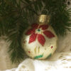 Small glittered ornament / Petit ornement pailleté