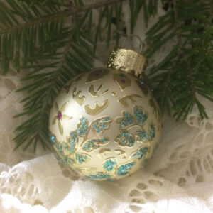Glittered ornaments (small) / Ornements pailletés (petits)