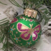 Small glittered ornament / Petit ornement pailleté