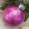 Large glass ornament  / Grand ornement en verre
